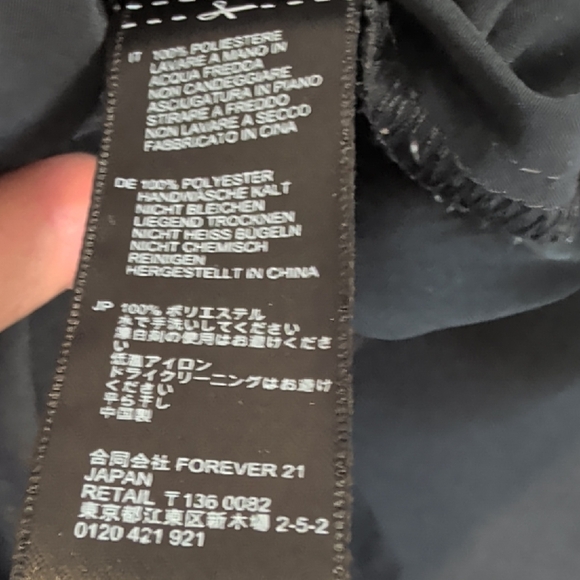 Forever 21 Black Sleeveless Romper with Embellished Collar Elastic W/Pockets - Picture 3 of 7